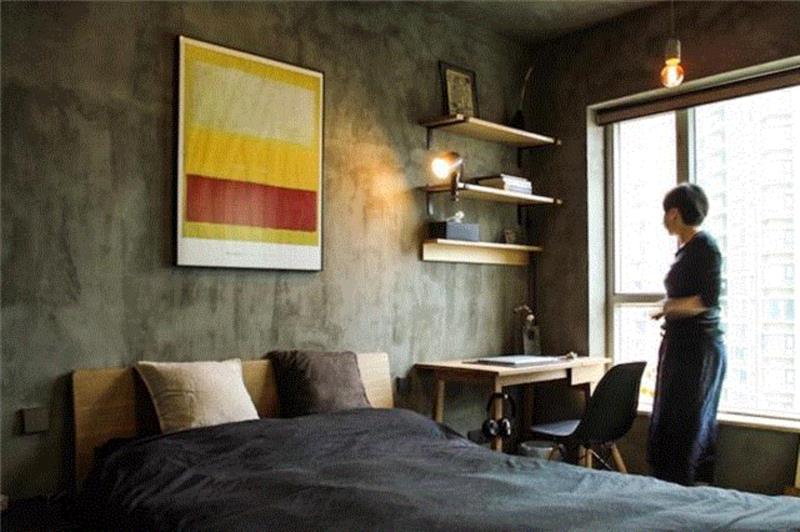 40平米的家，水泥风格，又酷又温暖！