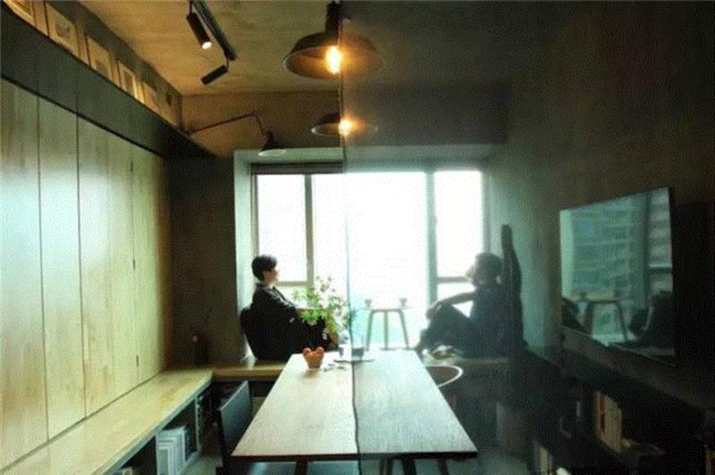 40平米的家，水泥风格，又酷又温暖！