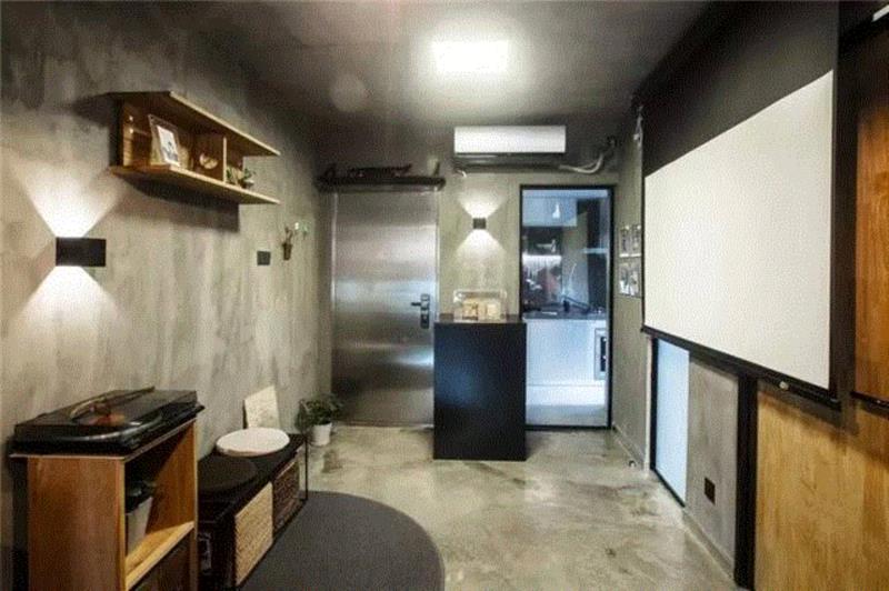 40平米的家，水泥风格，又酷又温暖！