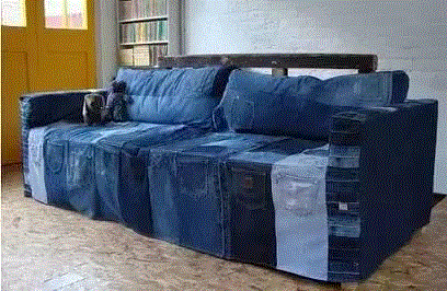 15岁男孩8年收集3万条牛仔裤用来造房子，只为保护地球！