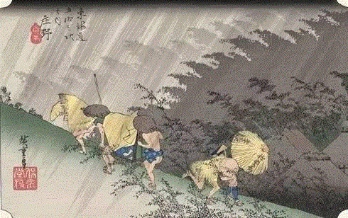 桥上下了大雨，梵高惊呆了