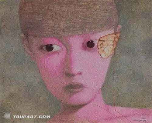 《失忆与记忆6号》（2002年，纸本油画）