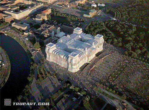 一个想包裹住整个地球的艺术家