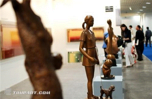 CIGE 2005 某画廊雕塑作品展位