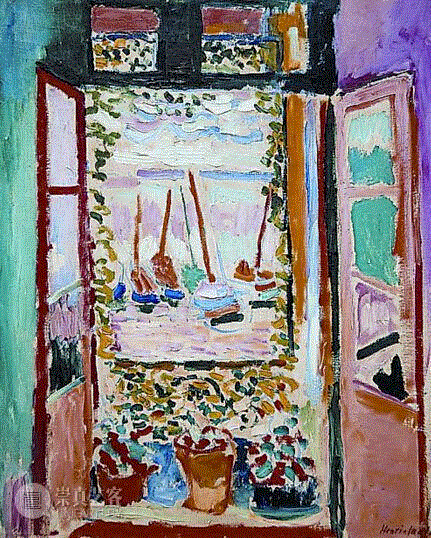 马蒂斯成名作《开着的窗户》