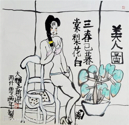 王朔亲家著名画家朱新建离世 生前画作赏析 王朔亲家著名画家朱新建离世 生前画作赏析