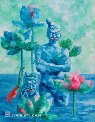 	袁耀敏  《秦俑》 1996年  油画,男性行为艺术在中国“女性艺术”发展中的作用,女性,马六明,女人,女性艺术,艺术在中国,男性,性别,男人,lsquo,性行为,燕元锁,沈娜,陈羚羊,肖鲁,施慧,陈庆庆,高炀,高名潞,巫鸿,廖雯,罗中立,苍鑫,潘玉良,马六明,姜杰,喻红,陈丹青,张洹,蔡锦,徐悲鸿,刘丽萍,徐晓燕,周思聪,王霞,崔岫闻