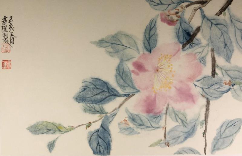 刘勤，山藓几重生草履系列，18X28cm，纸本水墨,美博艺术中心 | M.ART艺术家“青”展沙龙艺术家推介,美博艺术中心,沙龙,简介,青年,纸本,水墨,孙莹莹,王大陆,刘勤,美展
