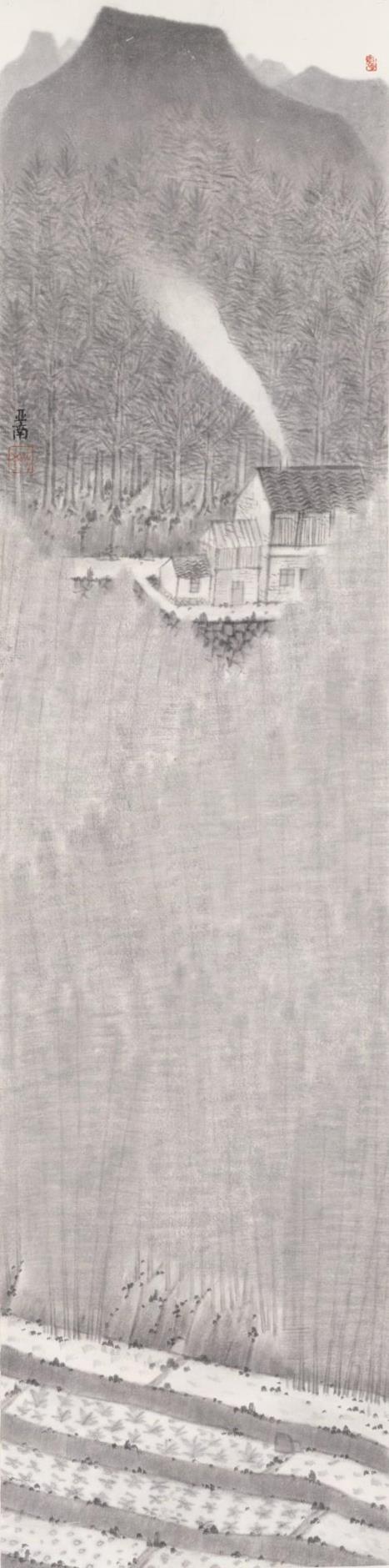 王亚楠《山居岁月》之二 ,王亚楠——M.ART“青”展艺术家沙龙艺术家推介,王亚楠,沙龙,纸本,山居岁月,美展,中国美术学院国画系,浙江省,青年,路线,简介