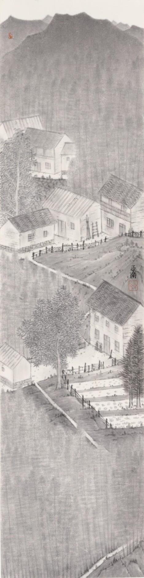 王亚楠《山居岁月》之三,王亚楠——M.ART“青”展艺术家沙龙艺术家推介,王亚楠,沙龙,纸本,山居岁月,美展,中国美术学院国画系,浙江省,青年,路线,简介