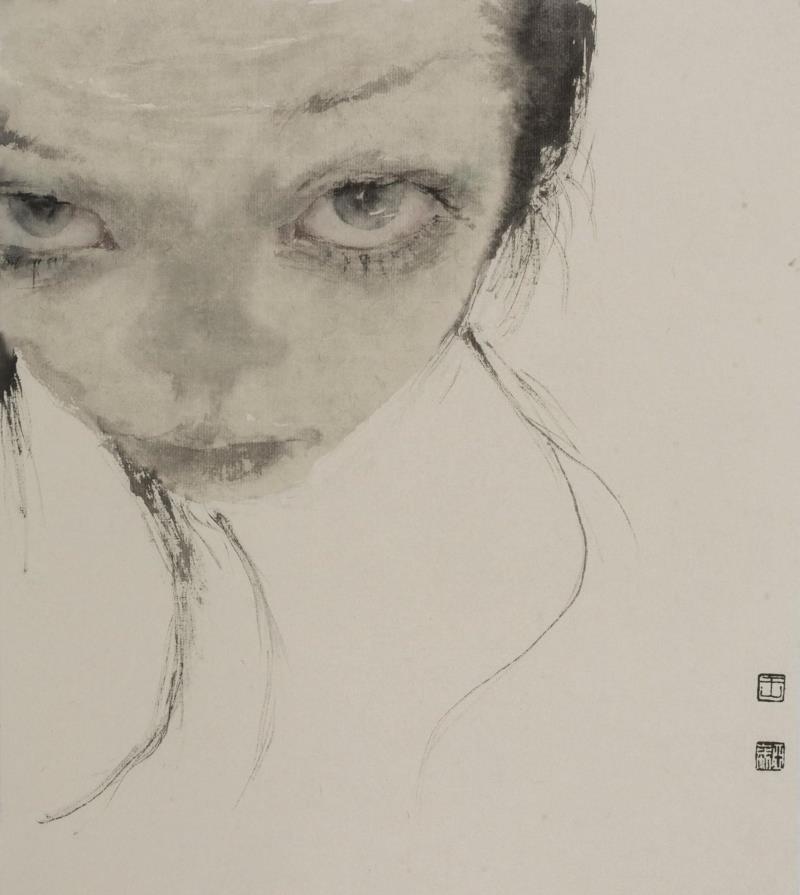 Wang Yawei 王亚崴, Untitled 无题, Chinese ink on paper