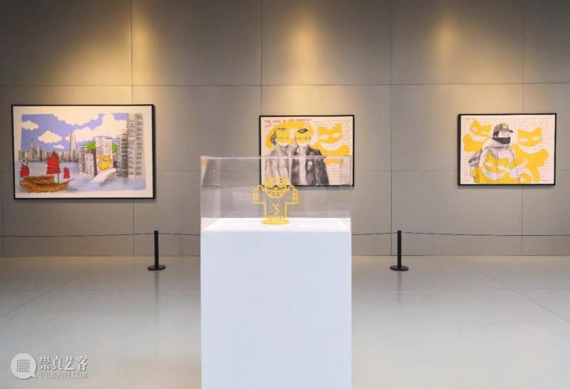 &nbsp;（展览现场照）,“来自猫星球的画家——M.Chat