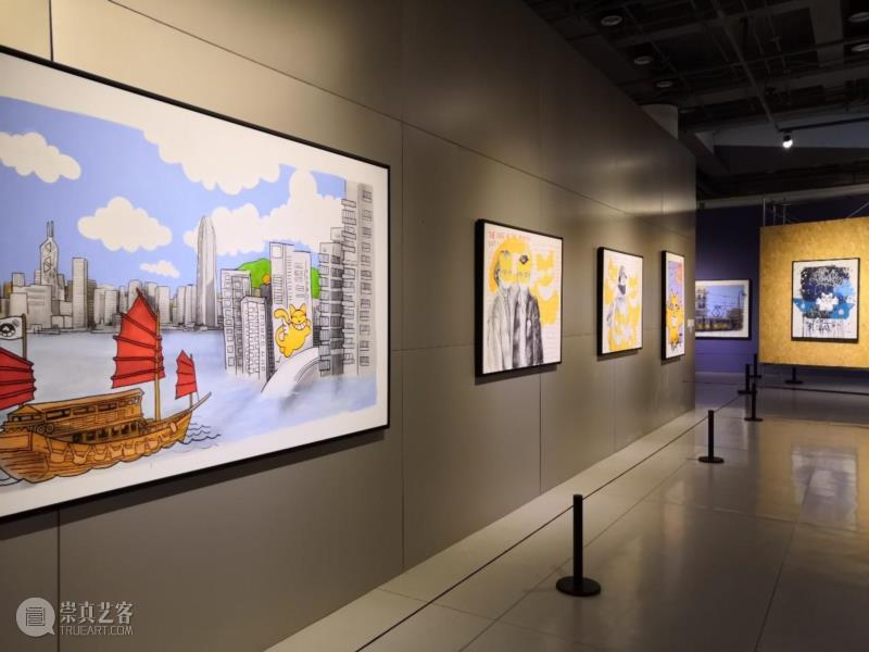 （展览现场照）,“来自猫星球的画家——M.Chat