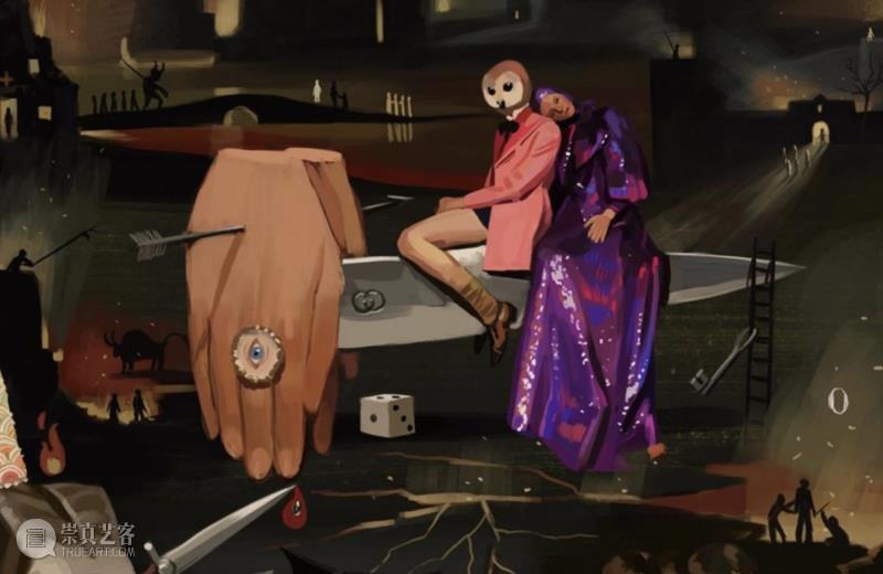 在经历了地狱、洪水、新生之后,Gucci的秀场上开始创世纪了。,Gucci,秀场,新生,地狱,洪水,面具,Hermaphrodite,Michele,希腊,秋冬