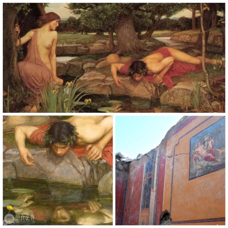 John William Waterhouse作品《Echo and Narcissus》。Echo