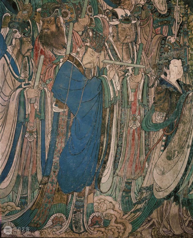 唐 永乐宫壁画 (局部),《美术博览》丛书 | 森罗万象之中国篇(下篇),美术博览,丛书,下篇,鬼神,儒家,龚开,罗聘,鬼怪,中山出游图,扬州