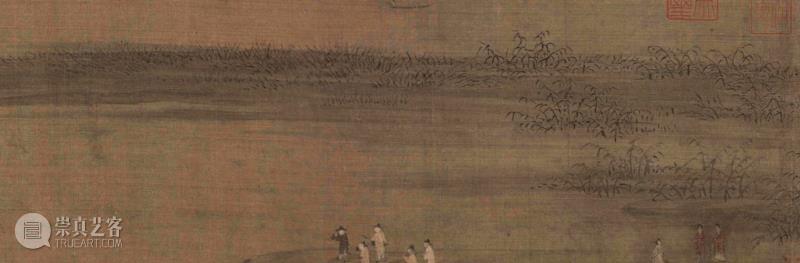 艺术 ▎放大十倍看《潇湘图》,潇湘图,董源,北宋,关仝,渔舟,北派,山林,南派,沈括,绢本