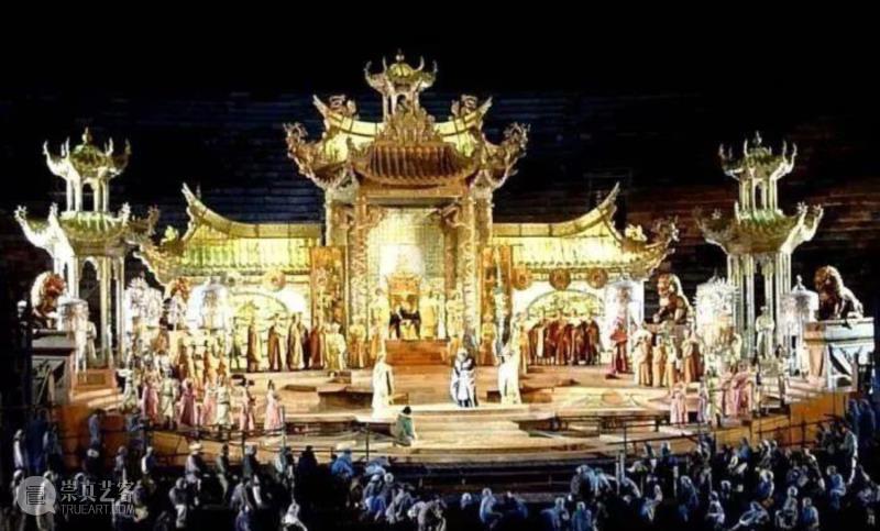 舞台丨《图兰朵》:极尽奢华的舞美场景,舞台,图兰朵,舞美,版本,普契尼,爱情故事,卫荣,维罗纳竞技场,全场,上方