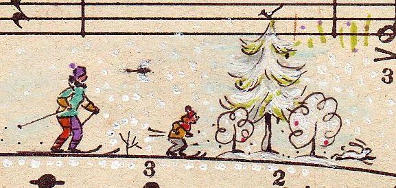 绘画丨五线谱上的欢乐故事,五线谱,绘画,乐章,卫荣,音符,Erlich,版式,上方,右上,Lena