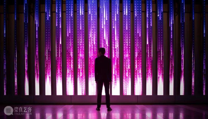 「150媒体流」，时尚柔和的经典公共艺术装置,媒体,装置,视频,租户,数字媒体,动态,英尺,数字雕塑,新商业大厦北,智能