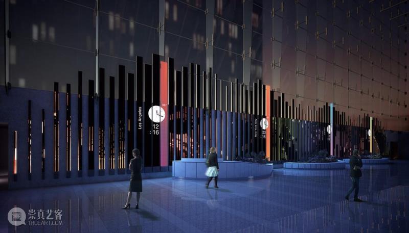 「150媒体流」，时尚柔和的经典公共艺术装置,媒体,装置,视频,租户,数字媒体,动态,英尺,数字雕塑,新商业大厦北,智能