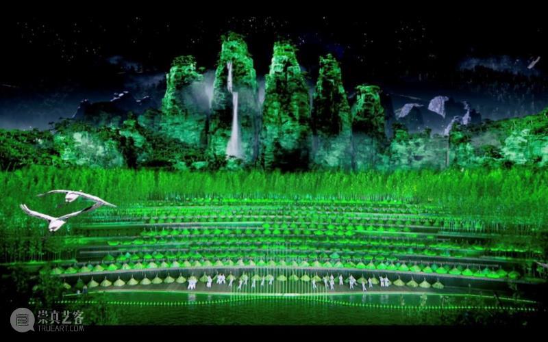 秀赏丨独具特色的春晚舞台，大型实景演出惊艳全场,舞台,春晚,特色,实景,秀赏丨,全场,井冈山,会场,灯光,节目