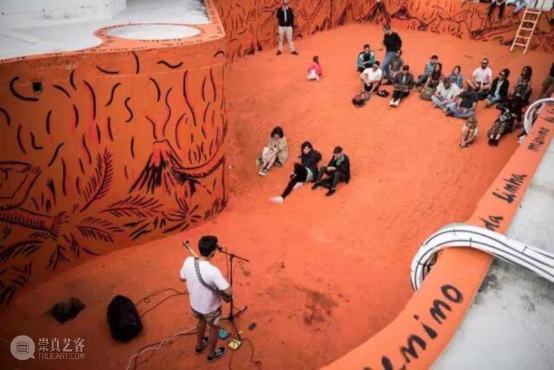 A Pool of Lava,2018,performance and at wall painti