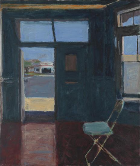 《Interior with doorway》,他的画价值1.6亿元,被誉为美国西海岸抽象派领军人物!,西海岸,抽象派,人物,海洋公园,佳士得,理查德,科恩,伯克利,景观,上方