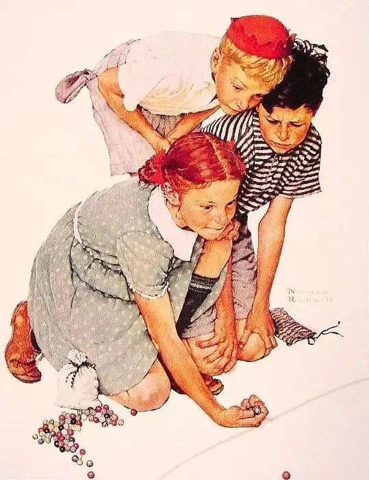最贵的美国插画大师 | 诺曼洛克威尔 ????,插画,诺曼洛克威尔,上方,诺尔曼,罗克威尔,Rockwell,插画家,社会生活,百态,纪录
