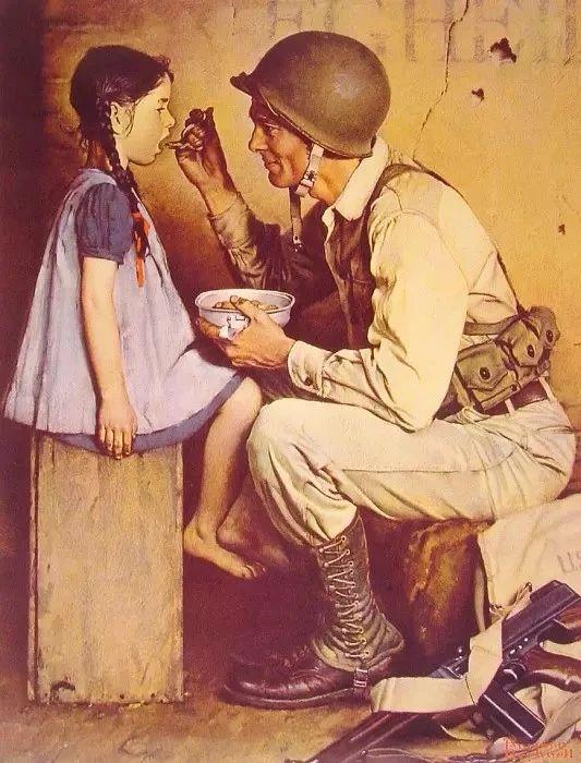 最贵的美国插画大师 | 诺曼洛克威尔 ????,插画,诺曼洛克威尔,上方,诺尔曼,罗克威尔,Rockwell,插画家,社会生活,百态,纪录