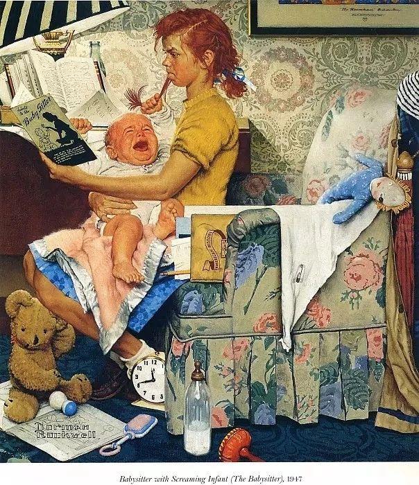 最贵的美国插画大师 | 诺曼洛克威尔 ????,插画,诺曼洛克威尔,上方,诺尔曼,罗克威尔,Rockwell,插画家,社会生活,百态,纪录
