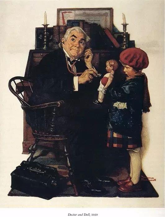 最贵的美国插画大师 | 诺曼洛克威尔 ????,插画,诺曼洛克威尔,上方,诺尔曼,罗克威尔,Rockwell,插画家,社会生活,百态,纪录