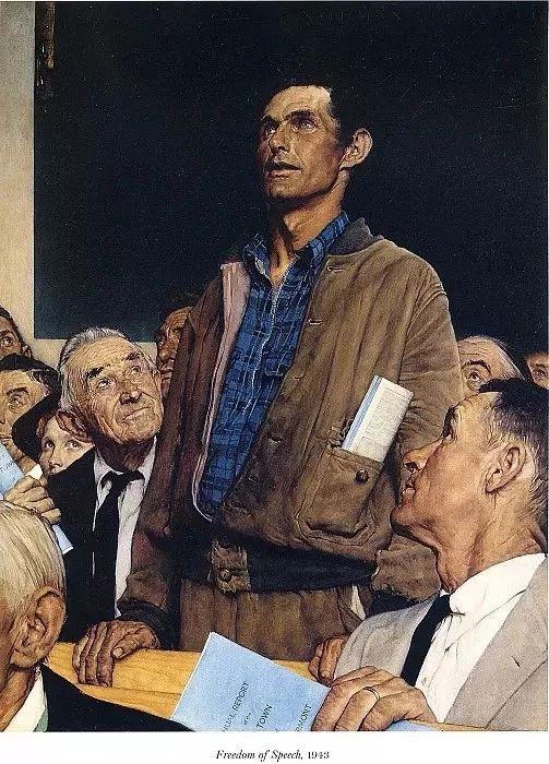 最贵的美国插画大师 | 诺曼洛克威尔 ????,插画,诺曼洛克威尔,上方,诺尔曼,罗克威尔,Rockwell,插画家,社会生活,百态,纪录