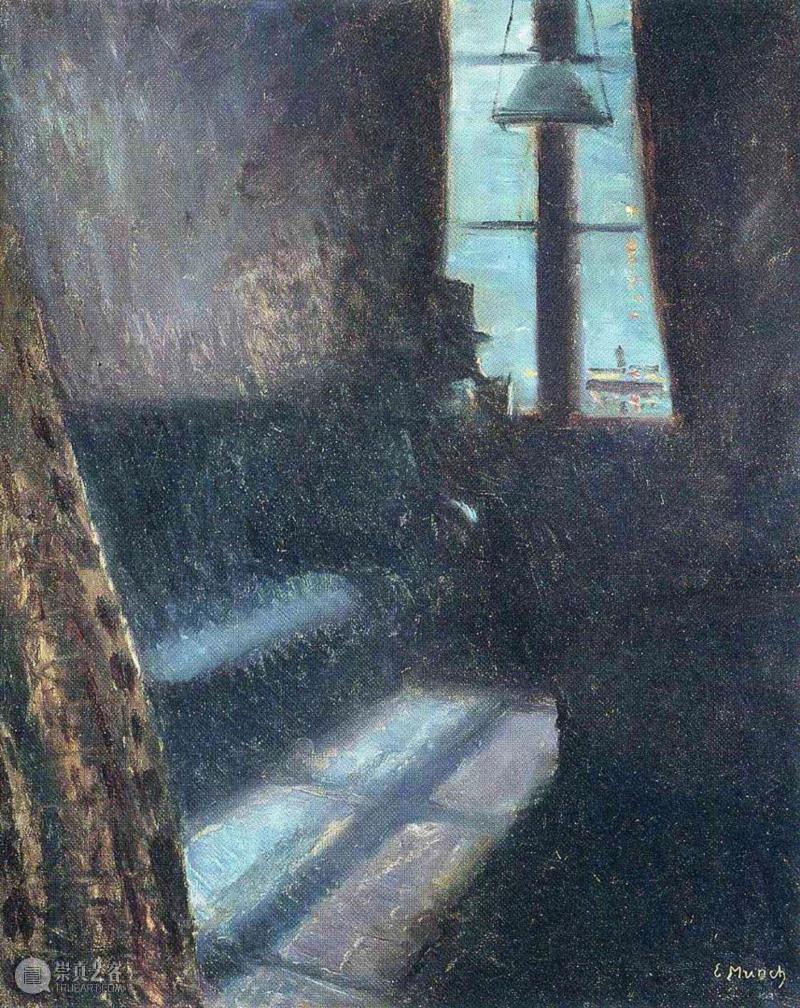 爱德华·蒙克作品 《圣·克劳德之夜》,流派 |  表现主义先驱—爱德华·蒙克,表现主义,流派,先驱,爱德华·蒙克,蒙克,爱德华,挪威,绘画,版画,人物
