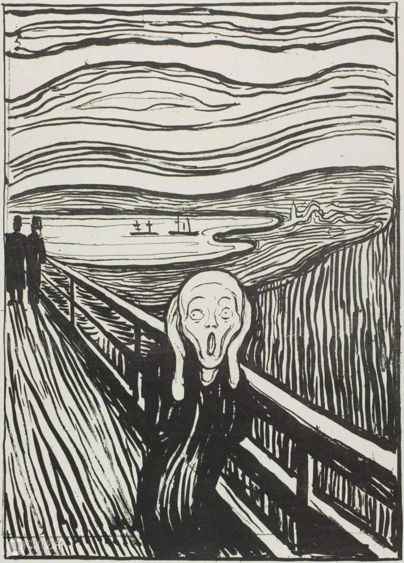  爱德华·蒙克石版画作品 《呐喊》,流派 |  表现主义先驱—爱德华·蒙克,表现主义,流派,先驱,爱德华·蒙克,蒙克,爱德华,挪威,绘画,版画,人物