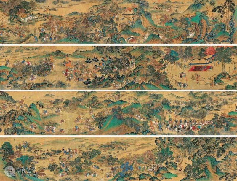 《元人秋猎图》,【保利艺术嘉年华】震古烁今?—?《元人秋猎图》,元人秋猎图,保利,嘉年华,书画,石渠宝笈,秋猎,人物,古代,宫廷,手卷