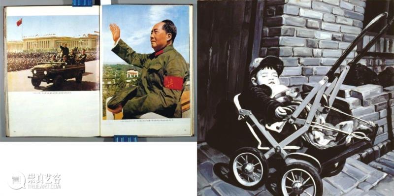 喻红，《半岁在西安》，出自“目击成长”系列，1966年，布面油画，100 x 100cm,【RAM回顾】?《目击成长》：喻红 1990 年代以来的艺术实践,目击成长,喻红,RAM,女性,人体,油画,女性主义,绘画,女儿,女权