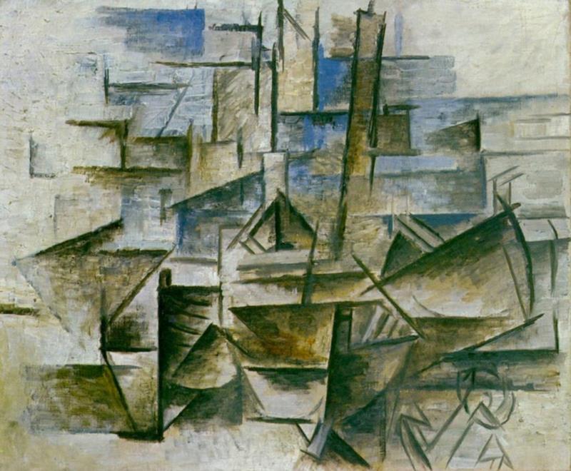 毕加索 |《卡达克斯港》，38x45.5cm，布面油画，1910年,Yve-Alain Bois | 毕加索与抽象（上）,毕加索,Yve,Bois,绘画,卡恩维勒,塞拉,油画,博瓦,艺术史,教授