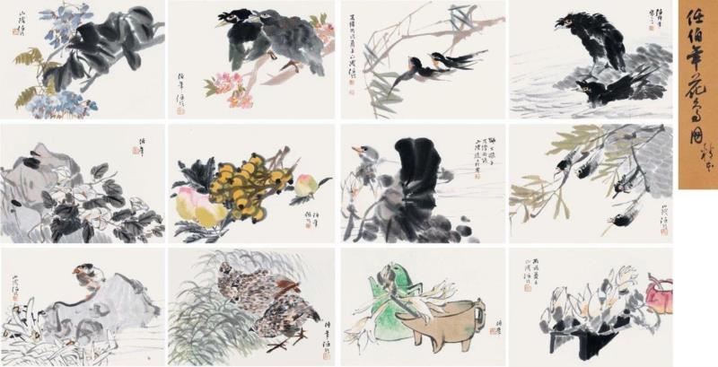 设色纸本 册页,【嘉德春拍】承上启下 名家辈出：嘉道以来的绘画,嘉德,名家,嘉道,以来,焦山,道光,汤贻汾,屠倬,药山,画坛