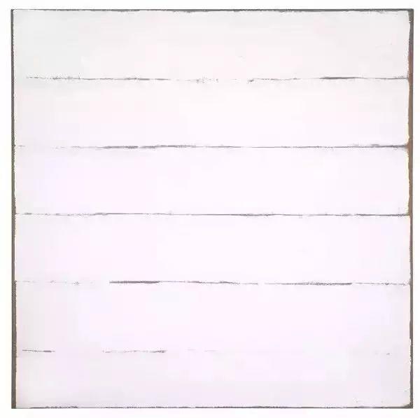 Mayco, 1965 ,Oil on canvas ,198 x 198 cm.,保安大叔转型搞艺术 —— 罗伯特·雷曼,保安,罗伯特·雷曼,雷曼,白色,罗伯特,绘画,抽象表现主义,极简主义,油画,MoMA