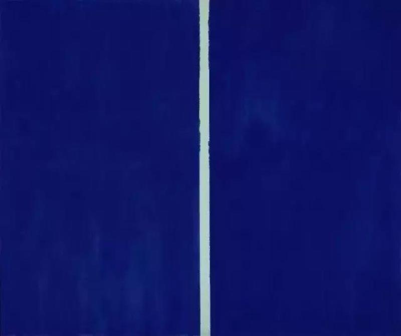 Onement VI，1953.巴内特·纽曼,保安大叔转型搞艺术 —— 罗伯特·雷曼,保安,罗伯特·雷曼,雷曼,白色,罗伯特,绘画,抽象表现主义,极简主义,油画,MoMA