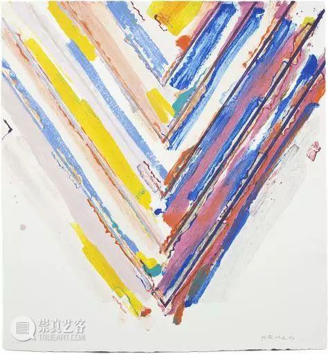 来自海伦·弗兰肯瑟勒的影响,肯尼思·诺兰：如何用色彩、线条与形状描绘恪守一生的语言实验？,色域绘画,肯尼思·诺兰