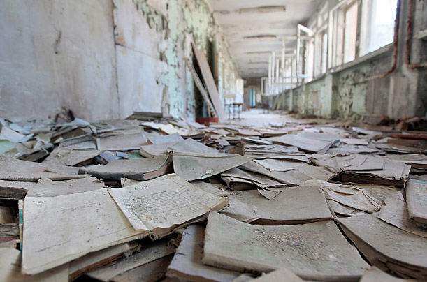 3.0 The interior of a former school, as seen on April 20, 2011..jpg