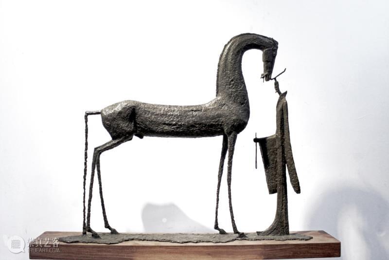 苏锦驹 《王与马系列—驭》 98cm×14cm×74cm 雕塑 铸铜 2017年 广州美术学院;12843-1.jpg
