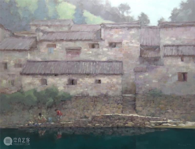 王平,瓷都之水,布面油画,160x125cm,2019_副本.jpg