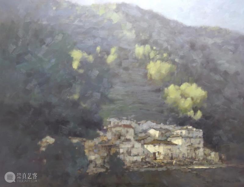王平,皖南之村,布面油画,160x125cm,2019.jpg