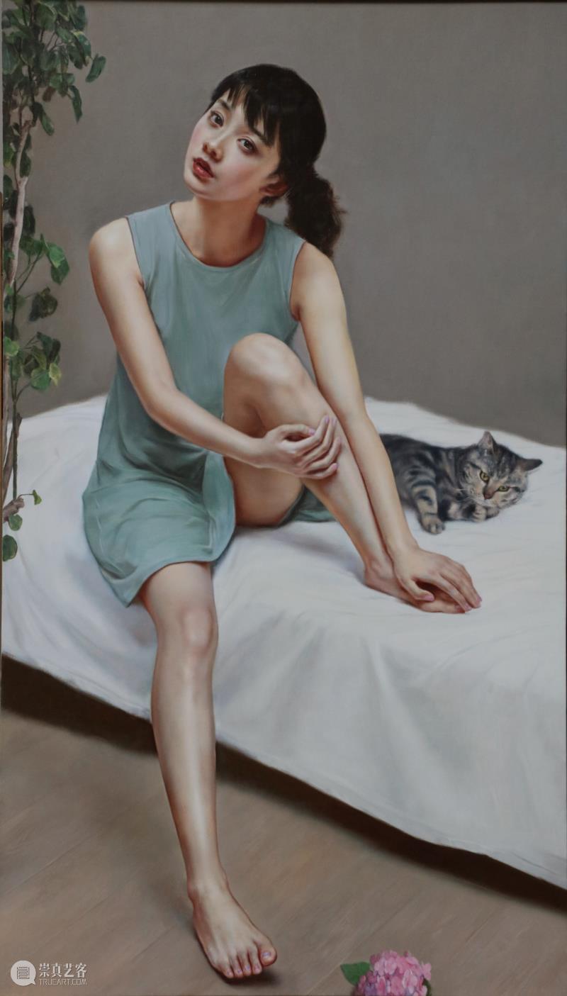 《保持沉默》布面油画 105x60cm 2019.jpg