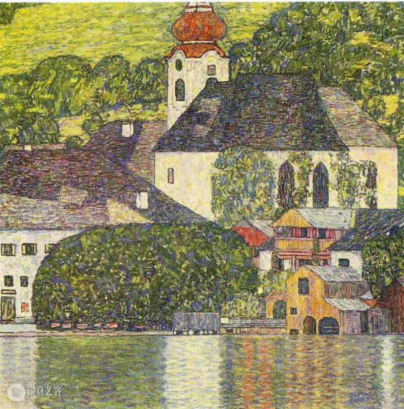 120 Church in Unterach on the Attersee 1916.jpg