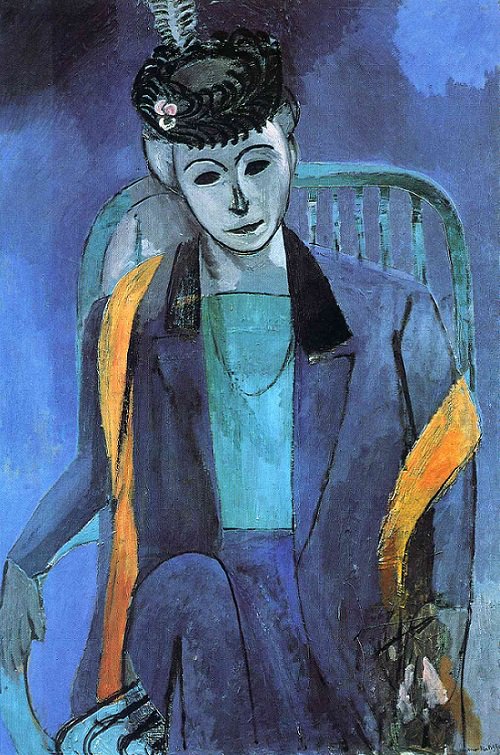 Henri Matisse, Madame Matisse, 1913 Oil on Canvas.jpg