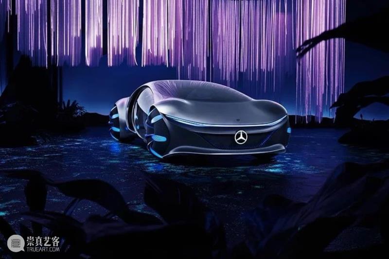 奔驰发布未来黑科技汽车,来自潘多拉星球的魔幻座驾